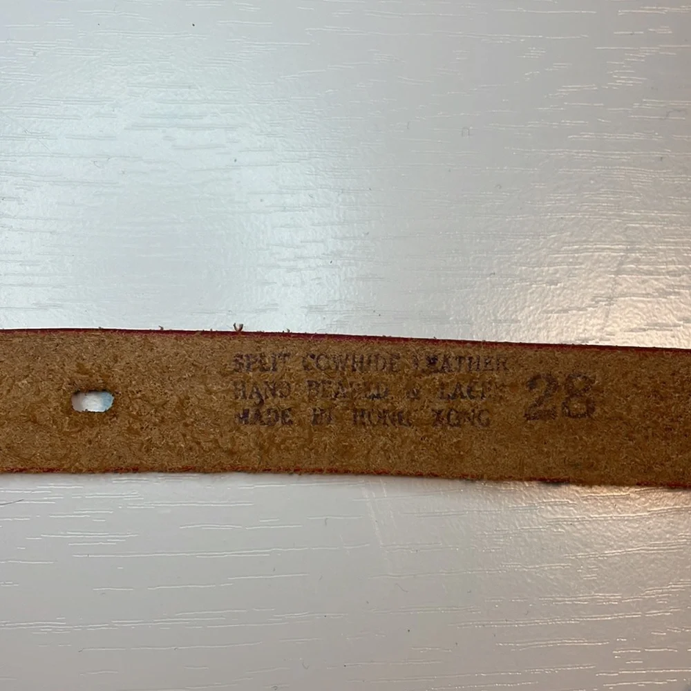 Vintage crater lake belt Childs size 28 or adult